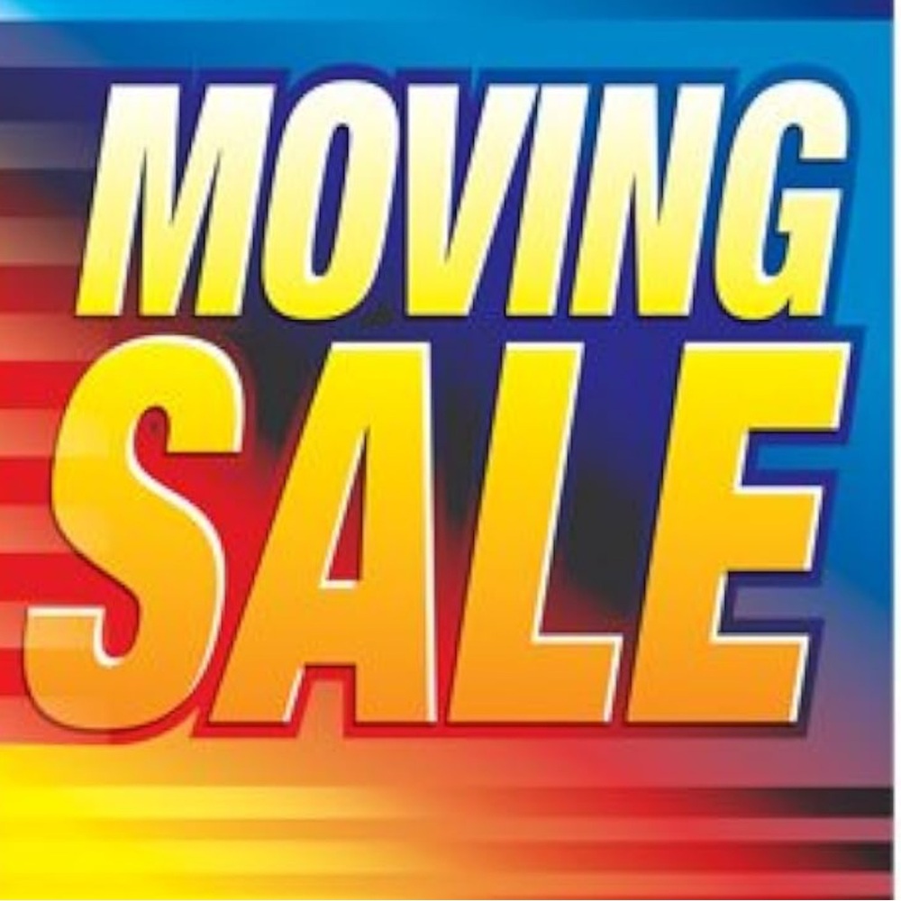 Moving sale